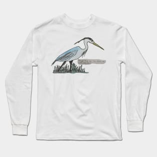 Heron King Long Sleeve T-Shirt